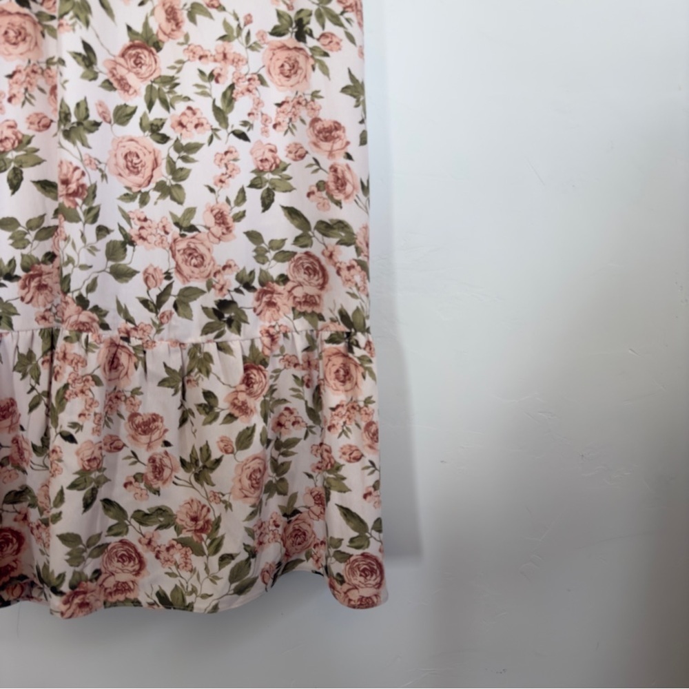 NWT O.P.T Corset Floral Corset Midi Dress Size: Large - Picture 6 of 7
